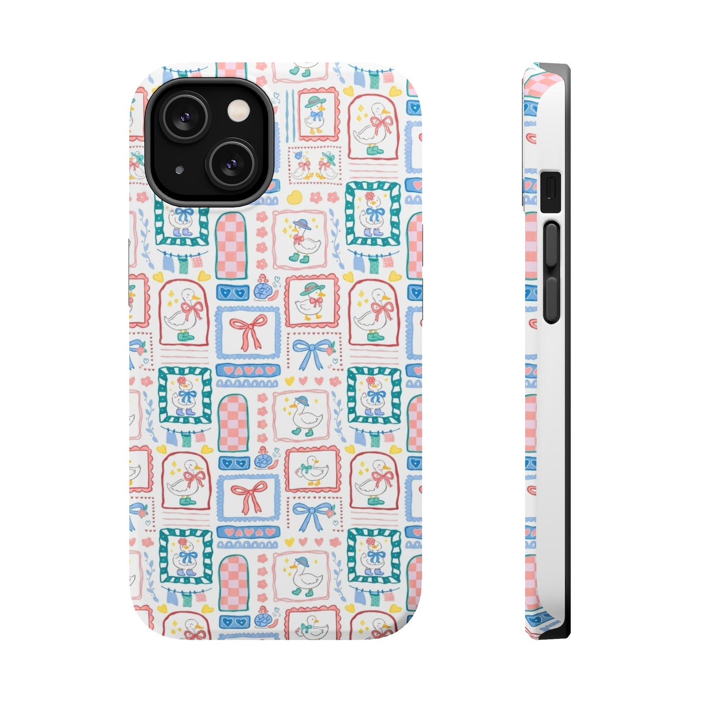 Floral Patchwork Magnetic Impact Phone Case