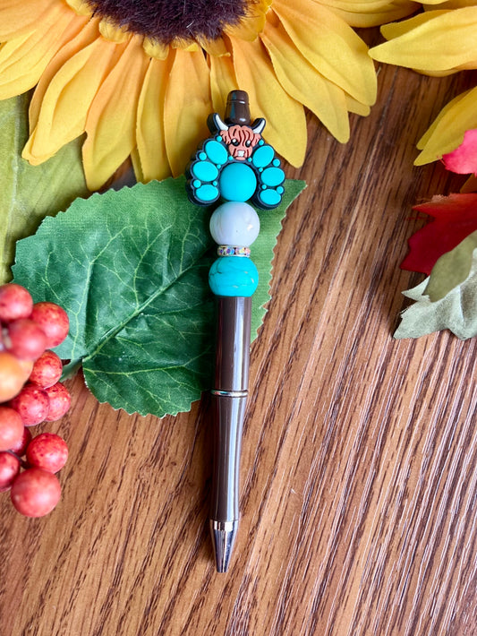 Turquoise Highland Pen