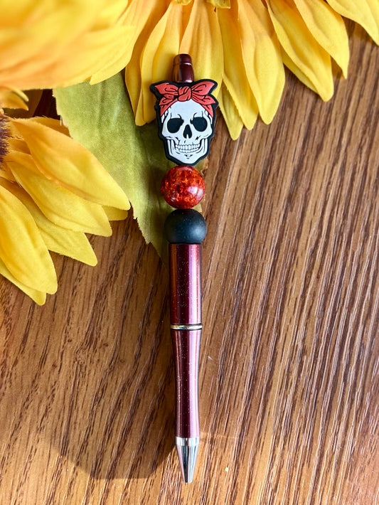 Bow Skull Pen