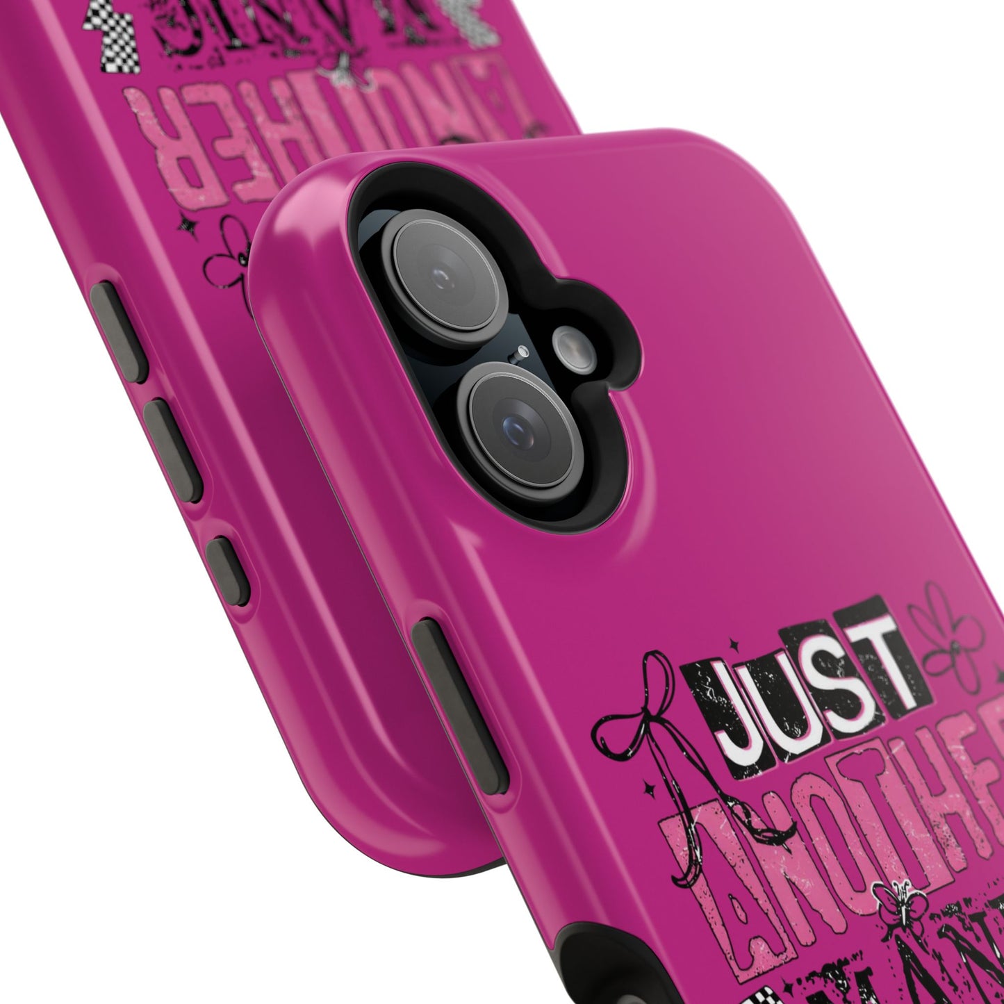 Phone Case — "Just Another Manic Mom-Day" Impact-Resistant Magnetic Case (Pink)