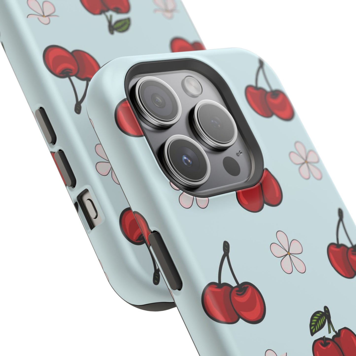 Cherry Pattern Magnetic Impact-Resistant Phone Case
