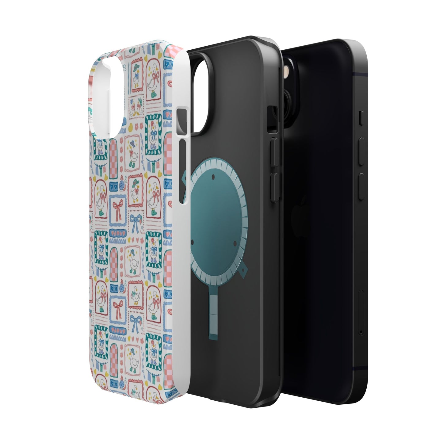 Floral Patchwork Magnetic Impact Phone Case