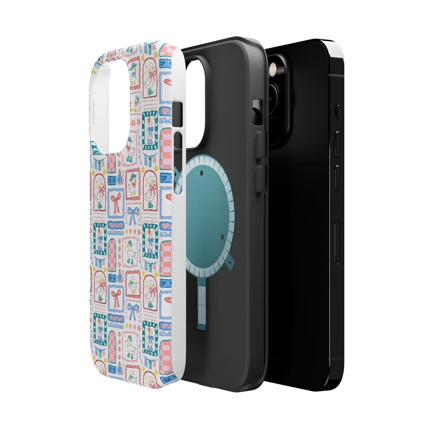 Floral Patchwork Magnetic Impact Phone Case