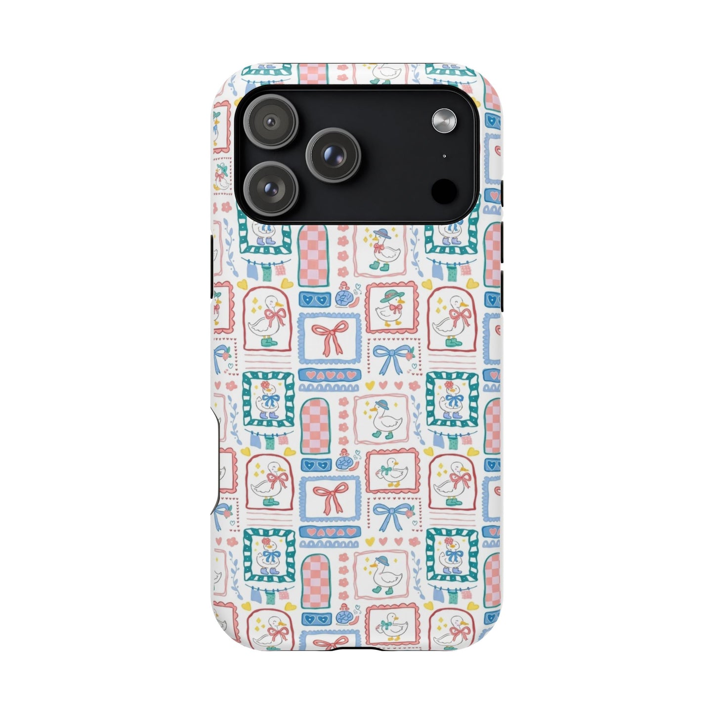 Floral Patchwork Magnetic Impact Phone Case