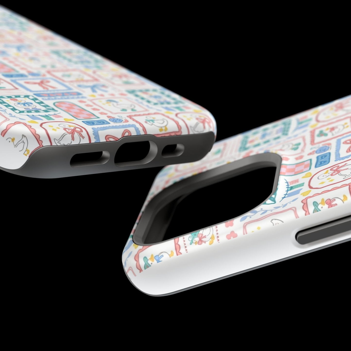 Floral Patchwork Magnetic Impact Phone Case