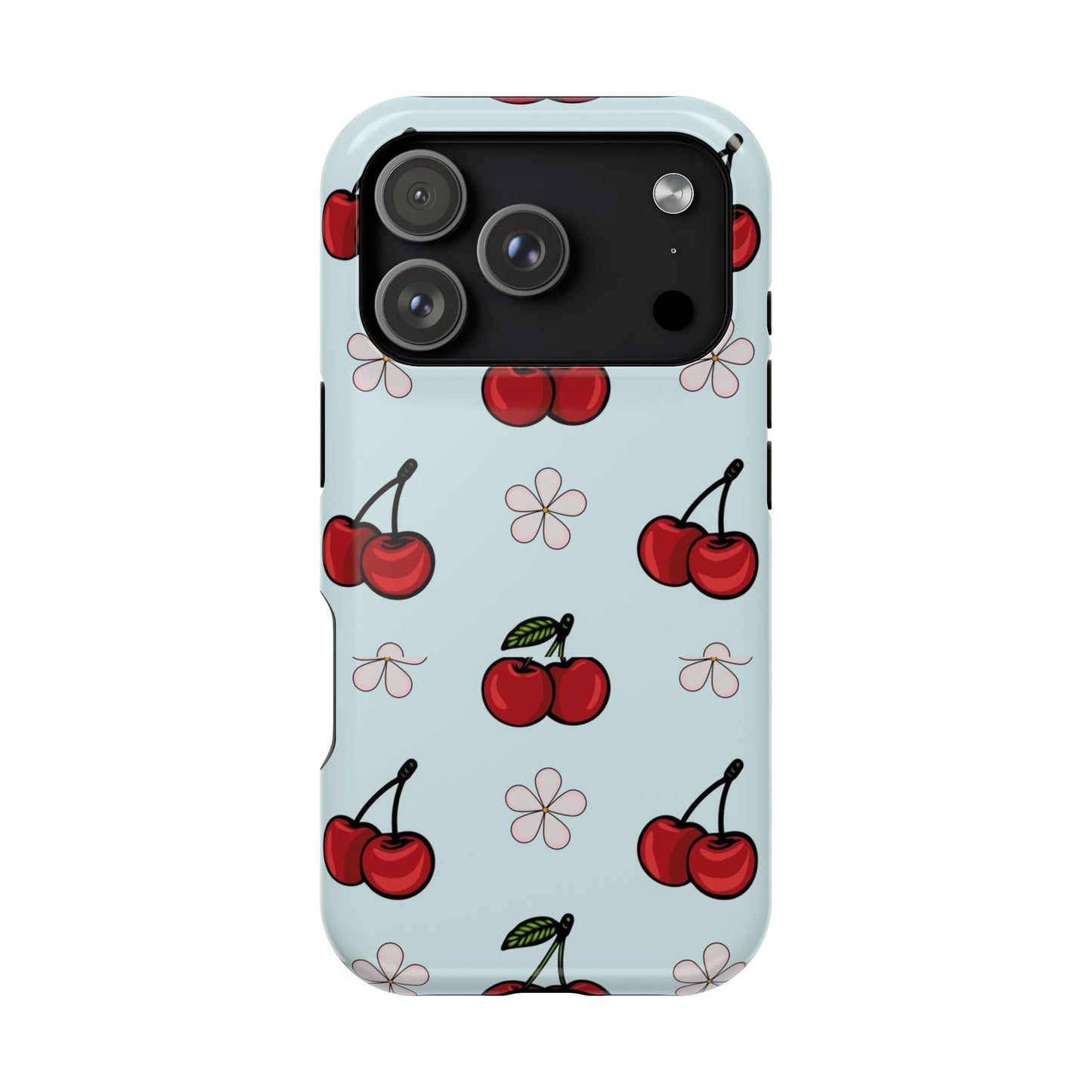 Cherry Pattern Magnetic Impact-Resistant Phone Case