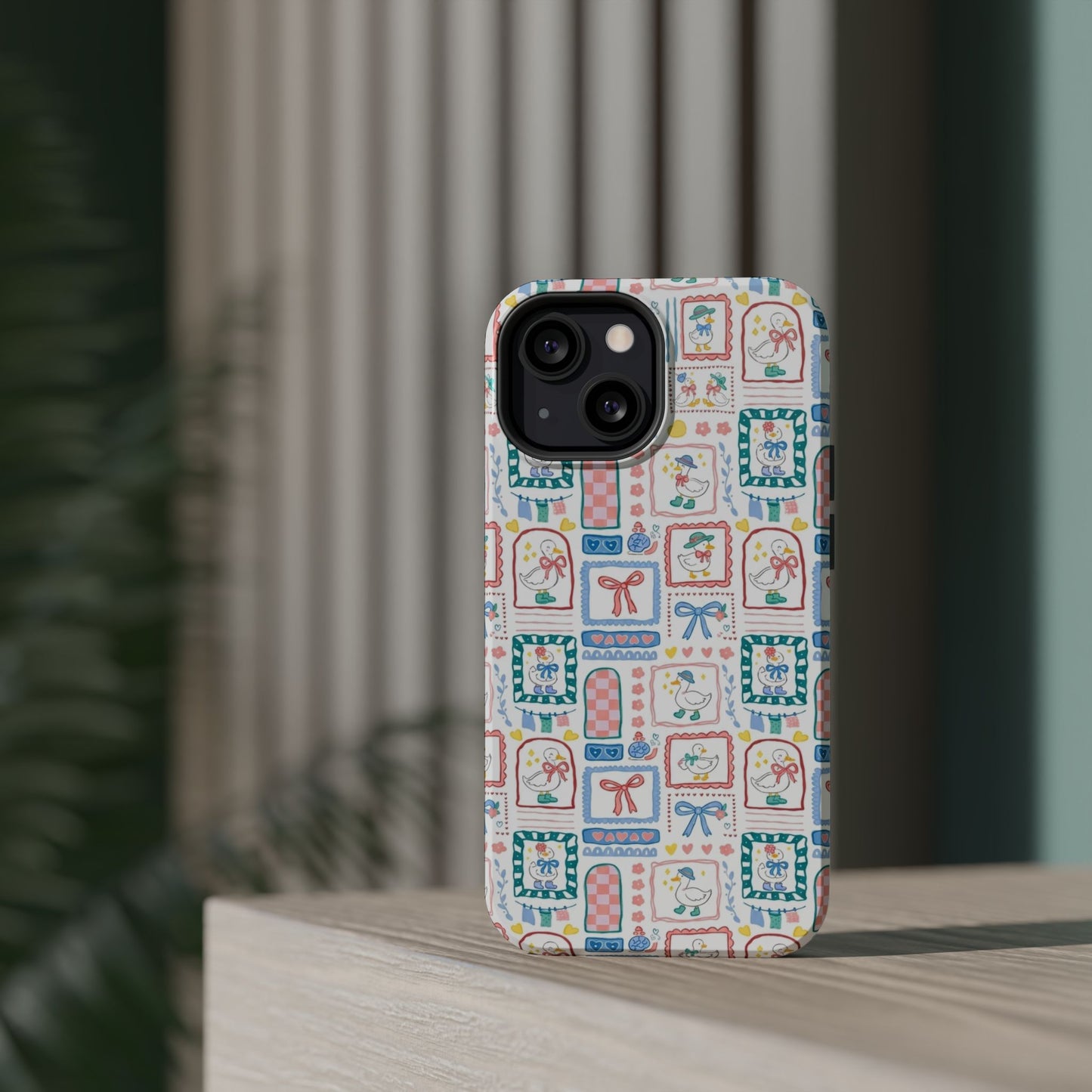 Floral Patchwork Magnetic Impact Phone Case