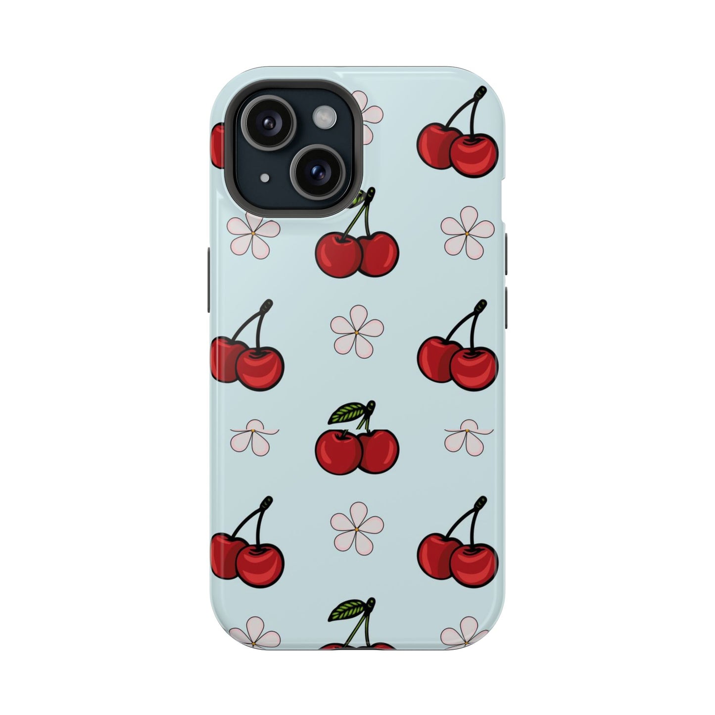 Cherry Pattern Magnetic Impact-Resistant Phone Case