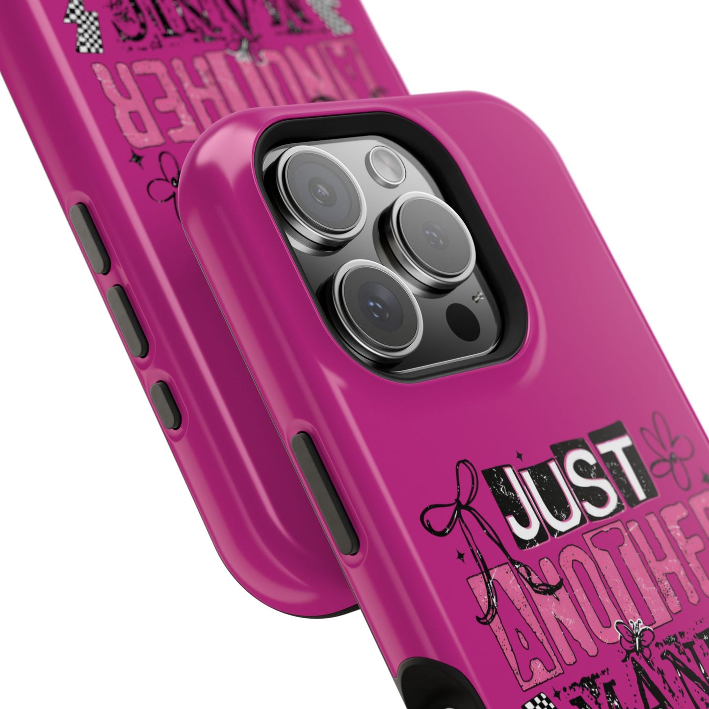 Phone Case — "Just Another Manic Mom-Day" Impact-Resistant Magnetic Case (Pink)