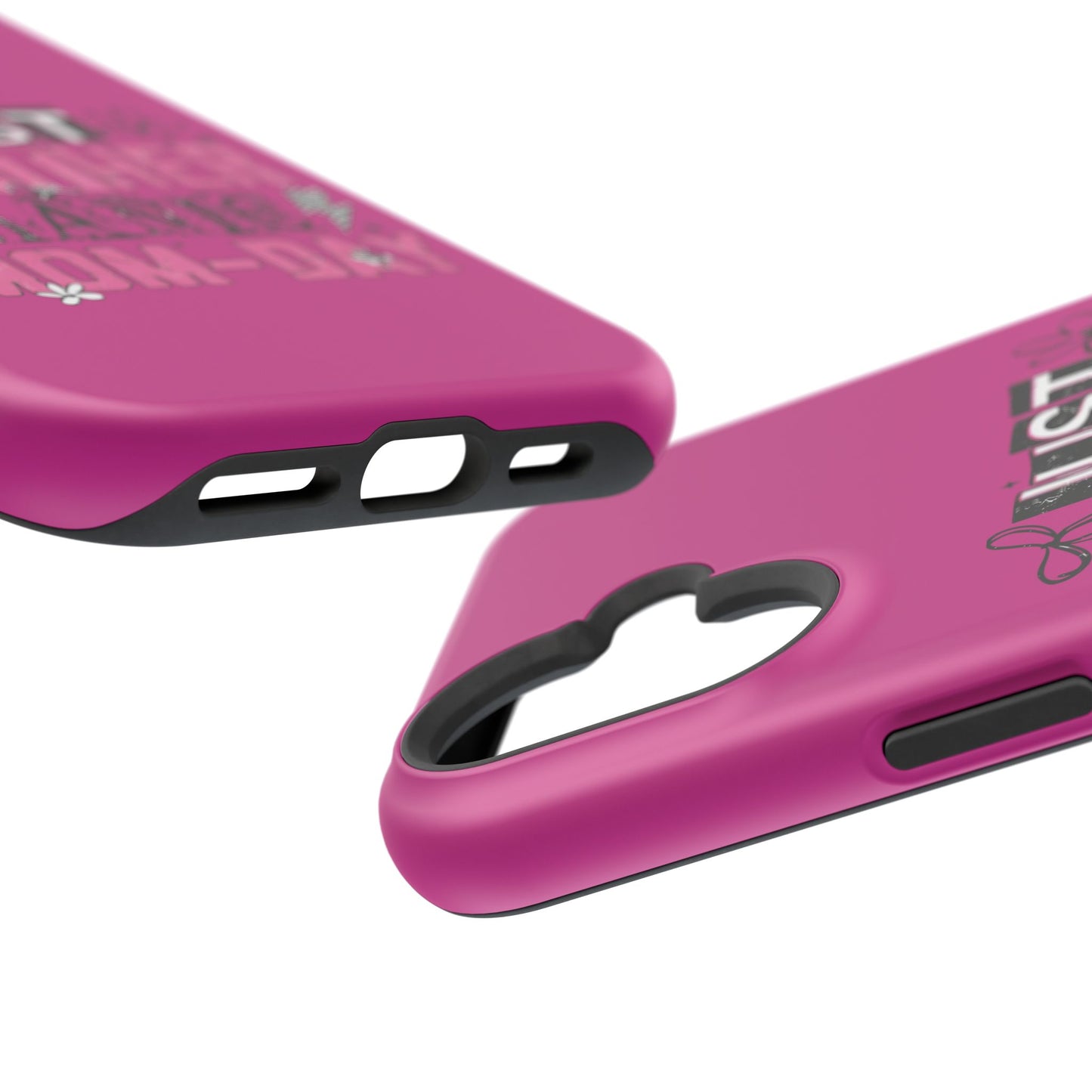 Phone Case — "Just Another Manic Mom-Day" Impact-Resistant Magnetic Case (Pink)
