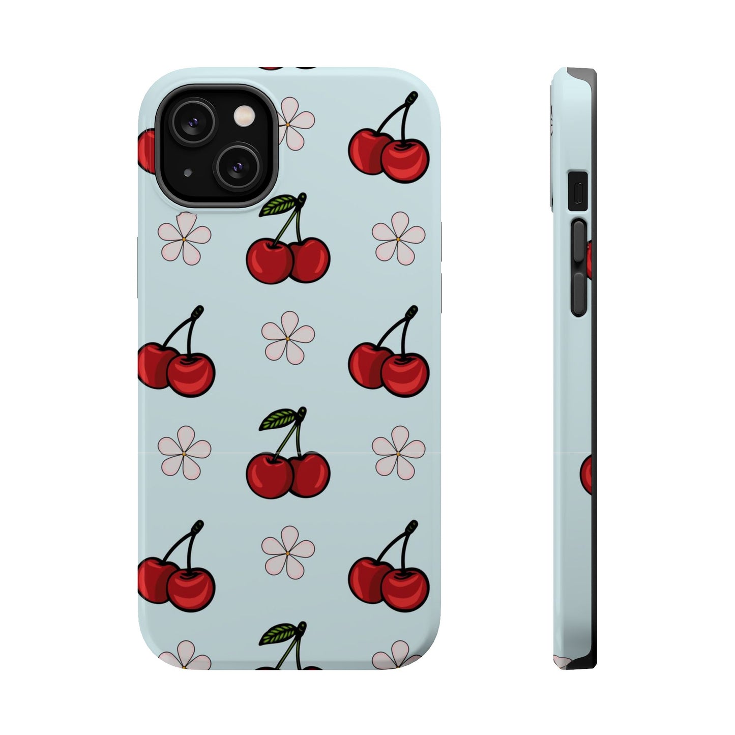 Cherry Pattern Magnetic Impact-Resistant Phone Case