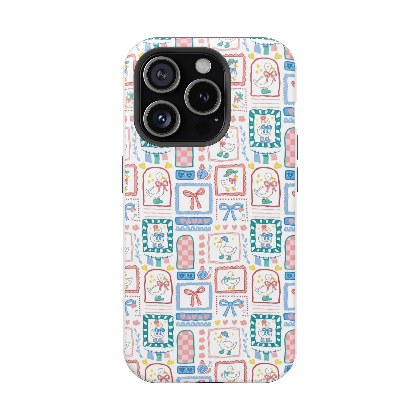 Floral Patchwork Magnetic Impact Phone Case