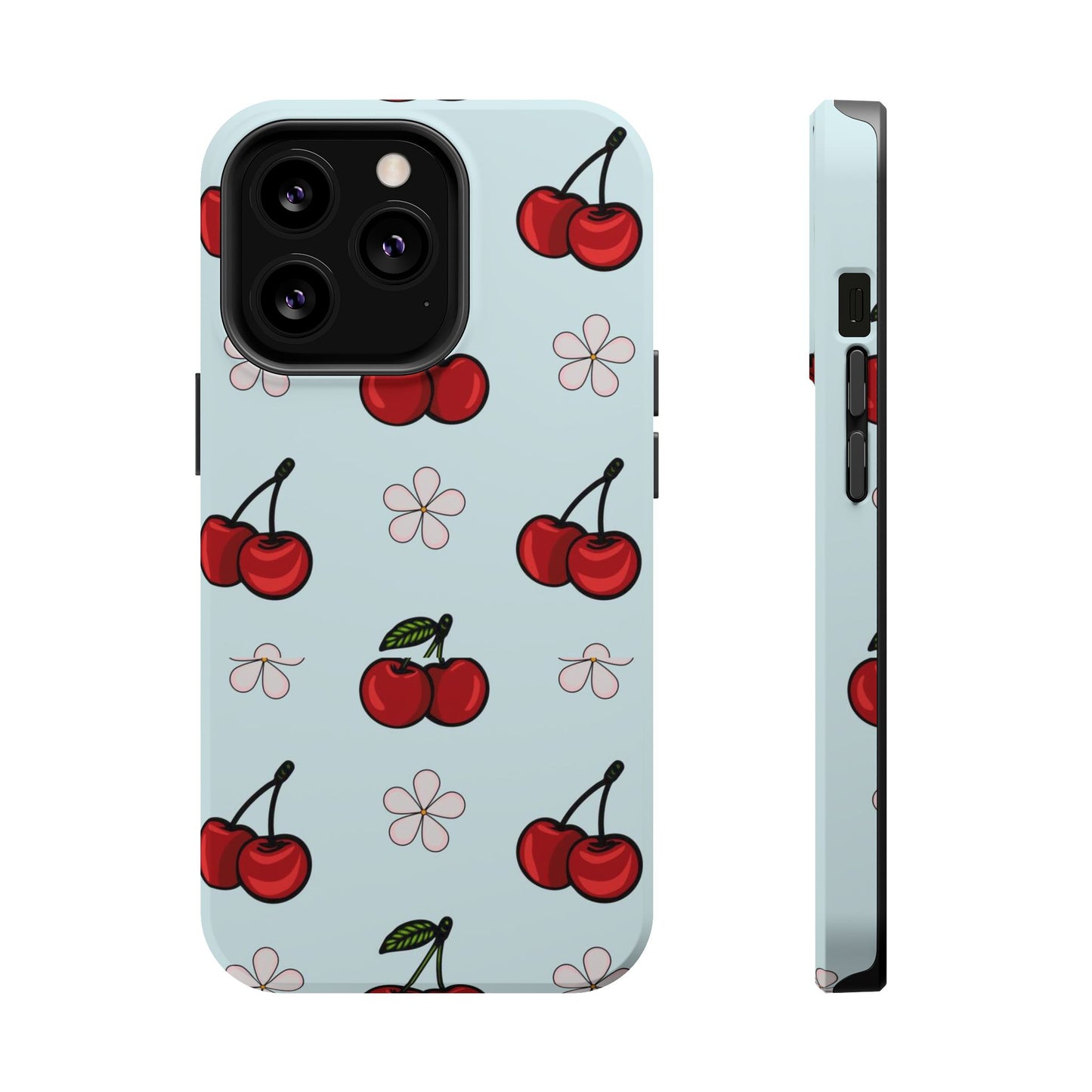 Cherry Pattern Magnetic Impact-Resistant Phone Case