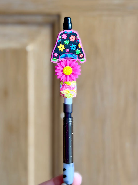 Flower sweater mechanical pencil