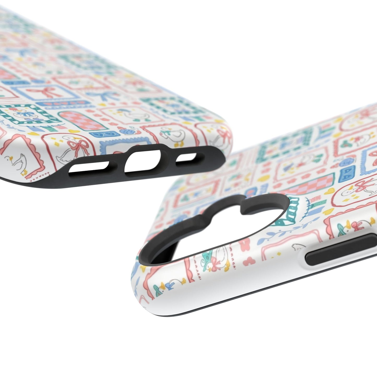 Floral Patchwork Magnetic Impact Phone Case