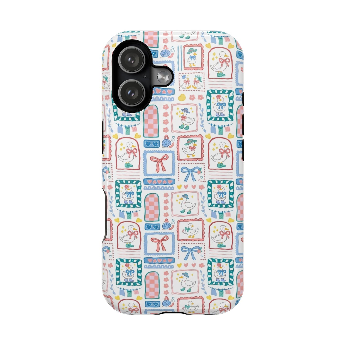 Floral Patchwork Magnetic Impact Phone Case