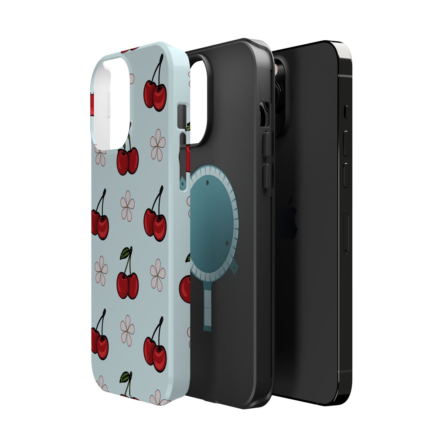 Cherry Pattern Magnetic Impact-Resistant Phone Case