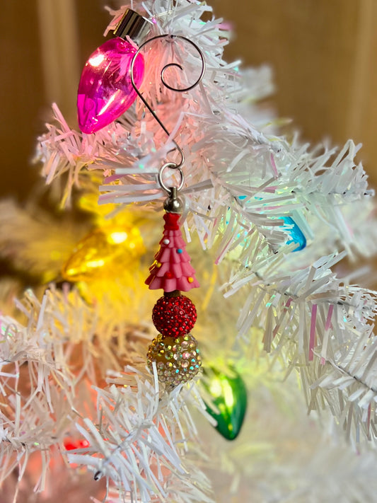 Pink Tree Ornament