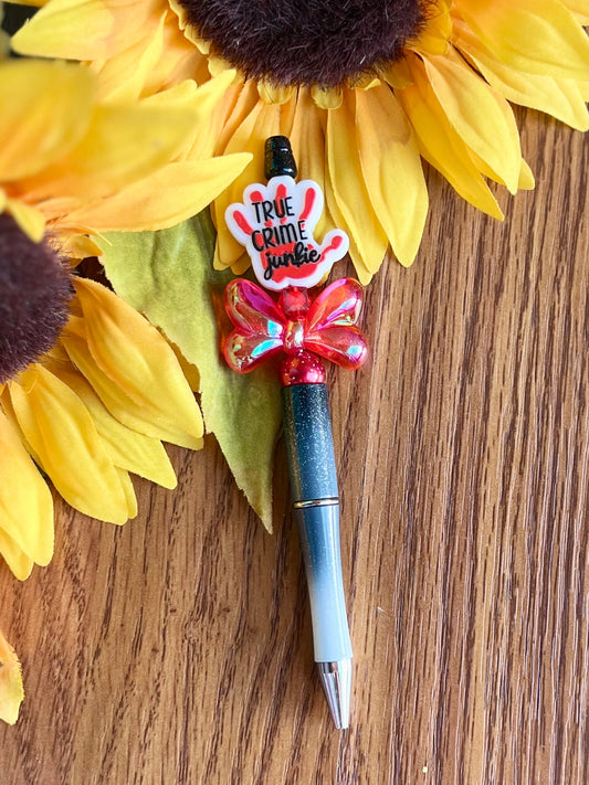 True Crime Junkie Hand Pen