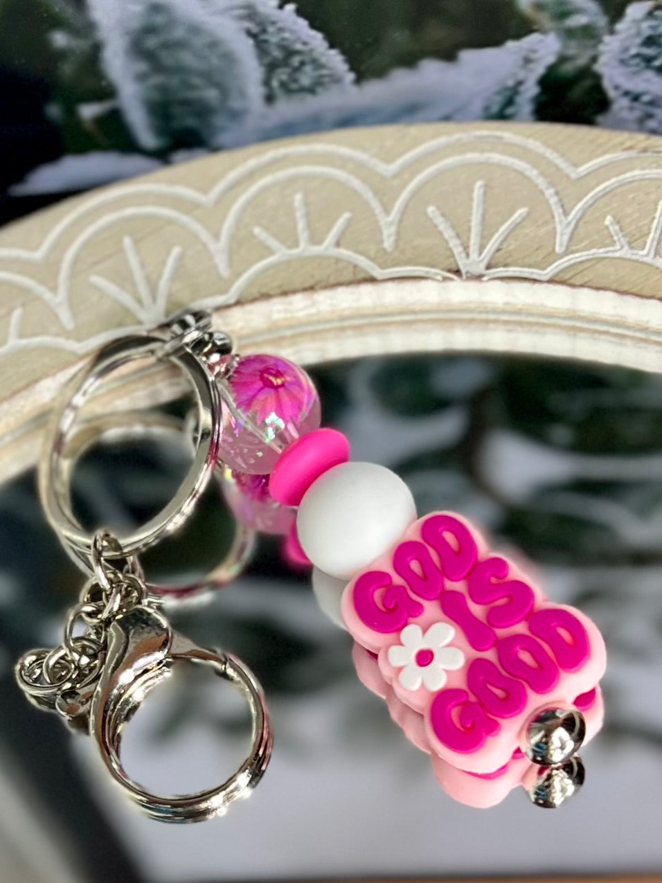 God is good Keychain