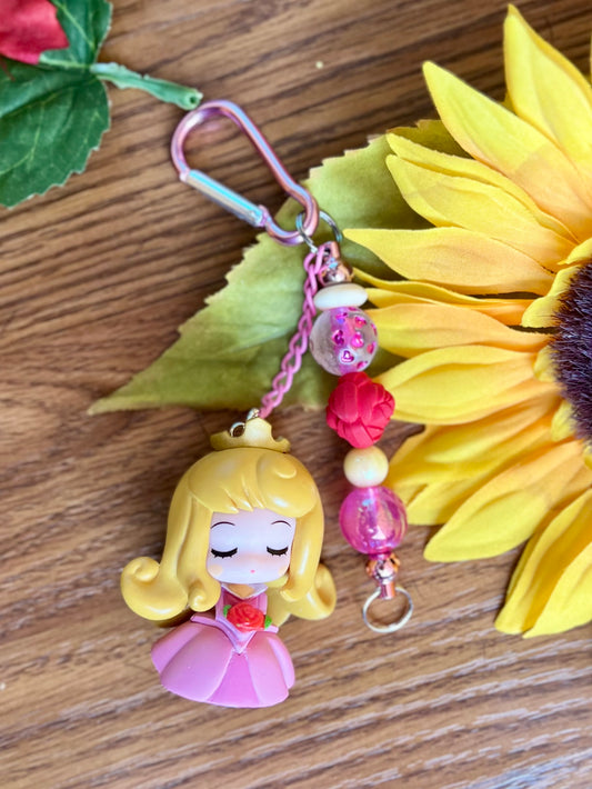 Sleeping Beauty Keychain