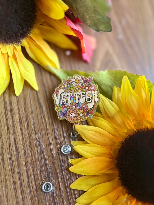 Vet Tech Badge Reel