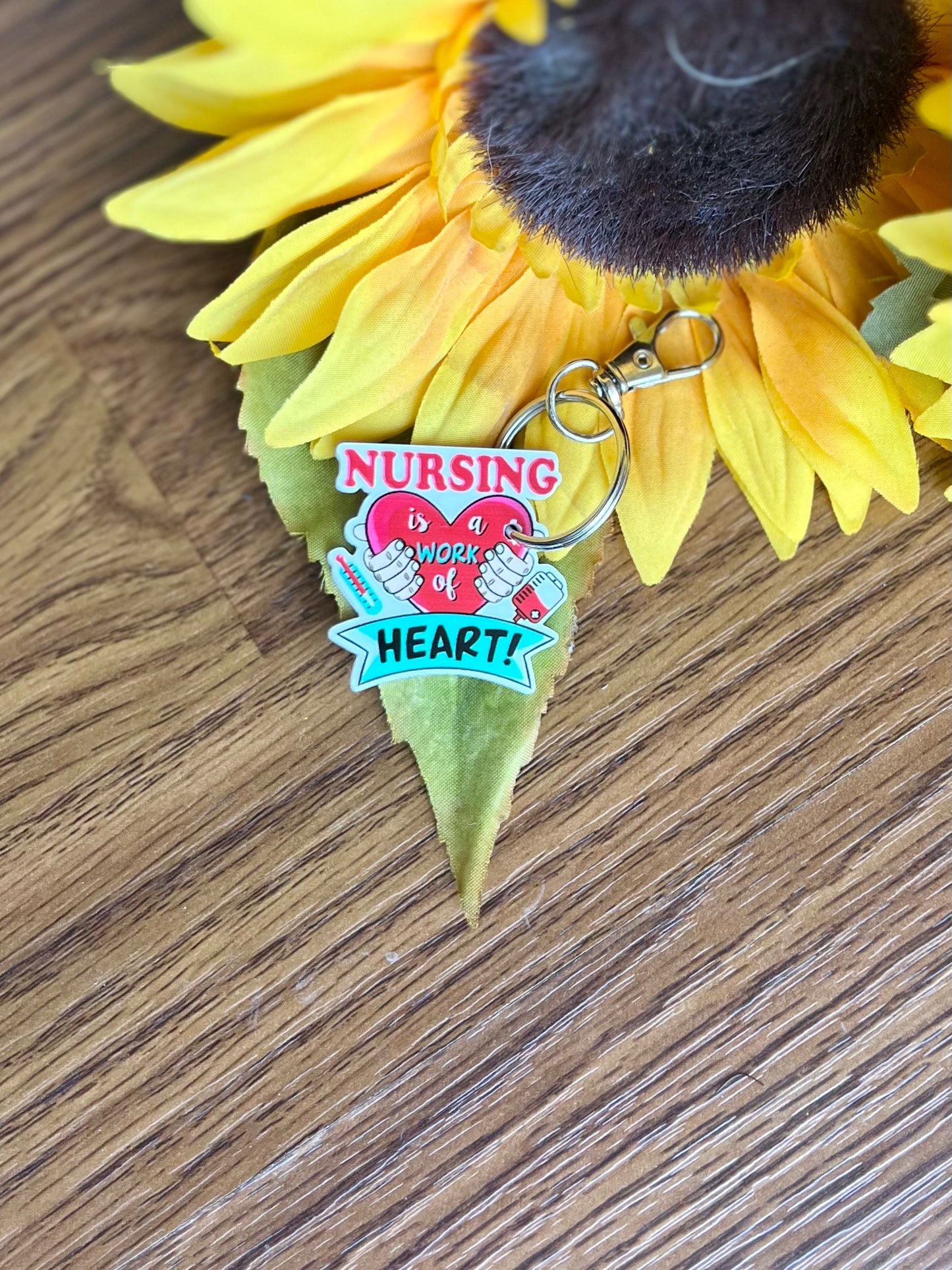 Nursing Heart Zipper Pull