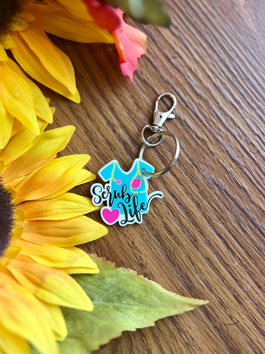 Scrub Life Zipper Pull