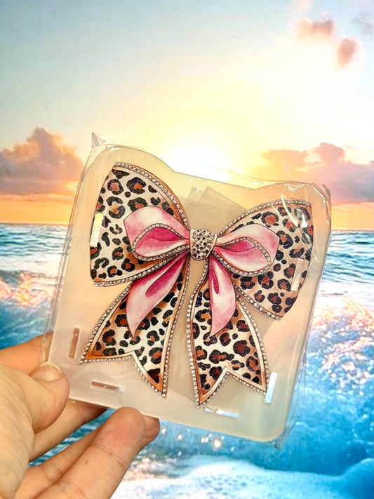 Leopard bow Pen Box