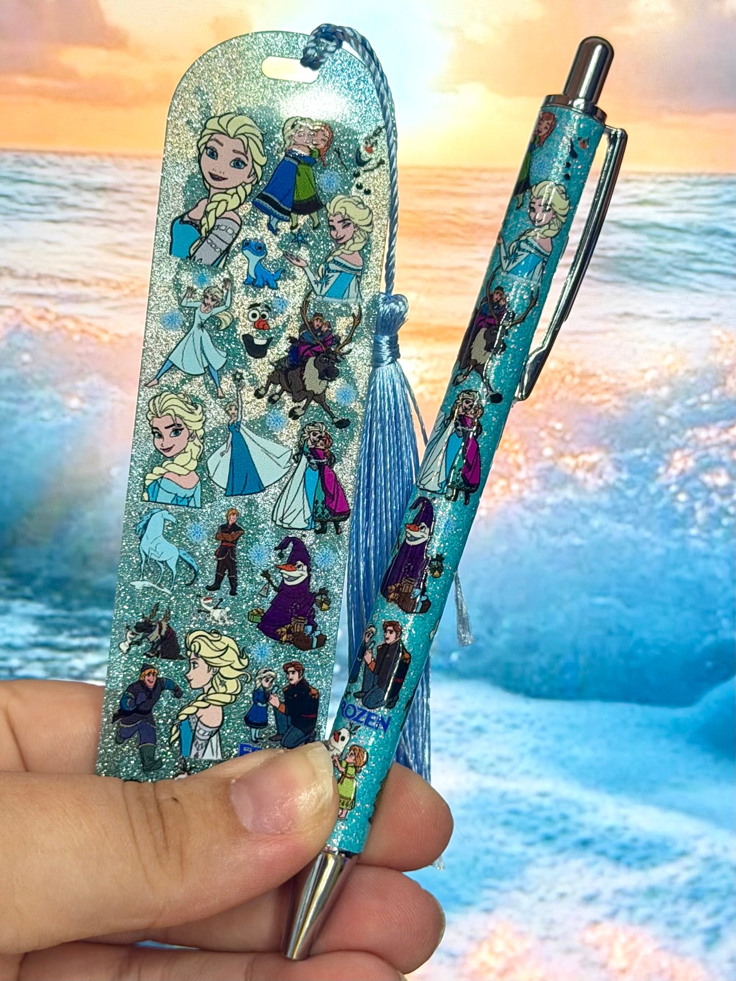 Frozen Pen and Bookmark Set