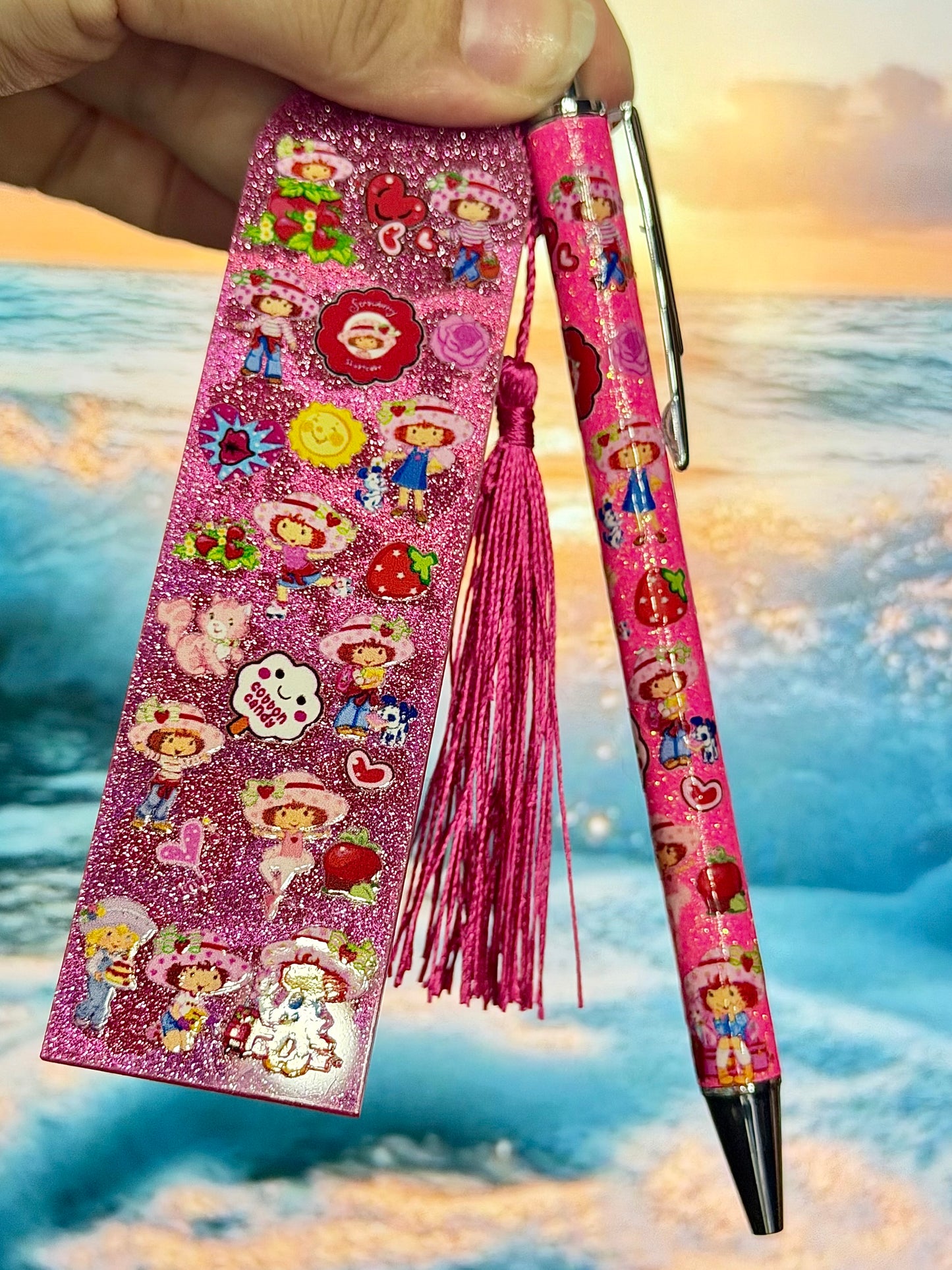 Strawberry Shortcake Pen and Bookmark Set