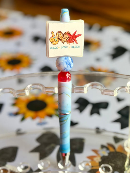 Peace Love Beach Pen