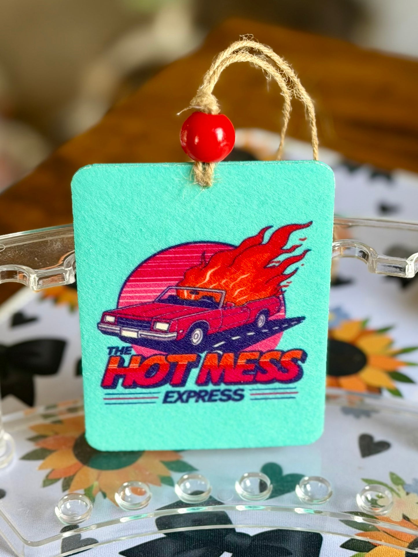 Hot Mess Express Felt Freshie