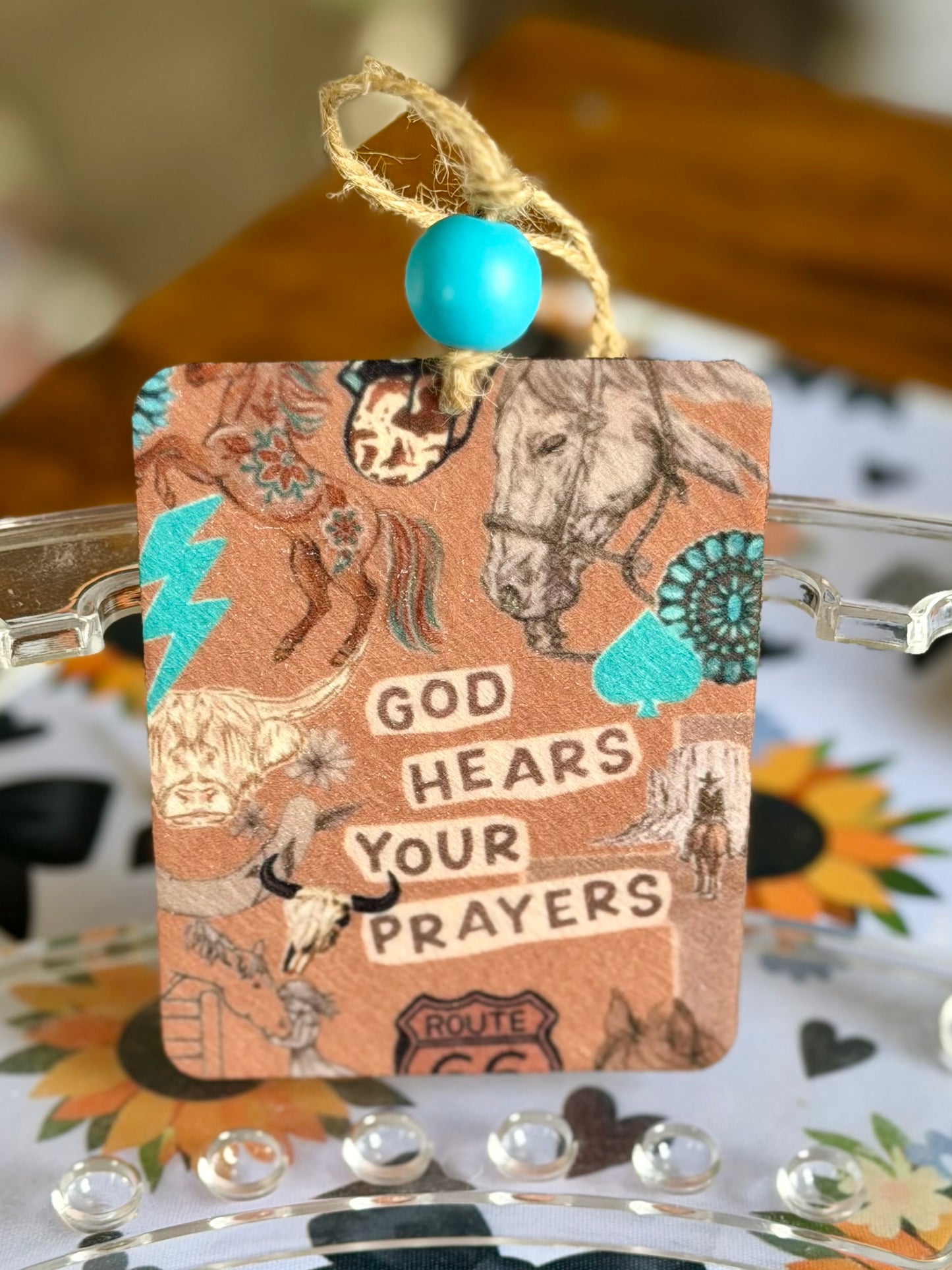 God Hears Your Prayers Felt Freshie