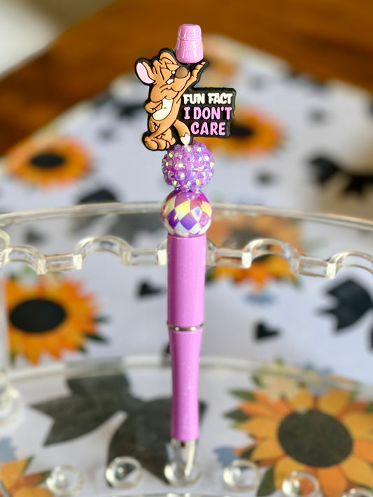Fun Fact I Don't Care Pen